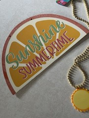 Sunshine Party Pack with 2 Summer Signs and 1 Sunshine Necklace