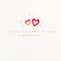 Handmade Style Romantic Greeting Card Valentines Theme