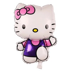 Hello Kitty Birthday Party Decorations Pink Balloon Banner Cake Toppers