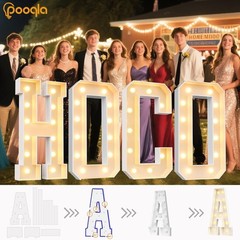 Pooqla 4 Ft Marquee Light Up Letters Marquee Letter Lights 4 Feet Tall Giant