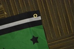 Congrats Grad 2023 Graduation Party Banner Flag Green/Black/White 73″ x 39″