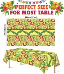 Luau Party Decorations – Plastic Tablecloth for Summer Party Decorations | Lo…