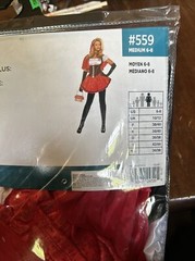 Red Riding Hood Costume Womans Medium 6-8