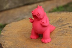 Godric the Tiny Godzilla – Cute rendition inspired by the Gojira Japanese movies