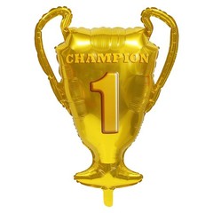 Gold Championship Trophy Balloons, Champion The First Prize Sport Foil Balloo…