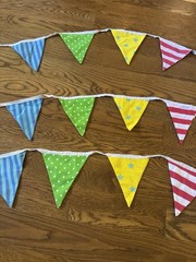 3 Party Banners – Fabric Each 92 Colorful Party Decorations Birthday Party