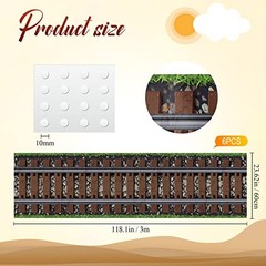24 Inch x 10 ft Western Plastic Railroad Track Aisle Runner Train Party 6