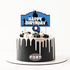 STG Birthday Candles for Boys – Number 9 Candle Video 9, Dark Blue
