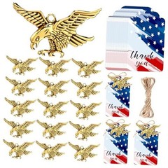 20 Sets Christmas Retro Santa Claus Gifts DIY Pendants Keychains Party Eagle