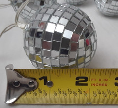 Mirror Ball Disco Ball Garland Decoration 66 » Lighted by Battery Decoration