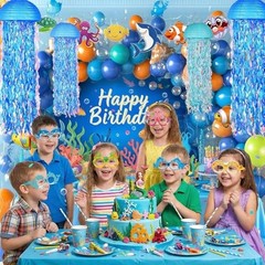 36PCS Under the Sea Party Decorations, Ocean Party Favors Sea Animal Themed