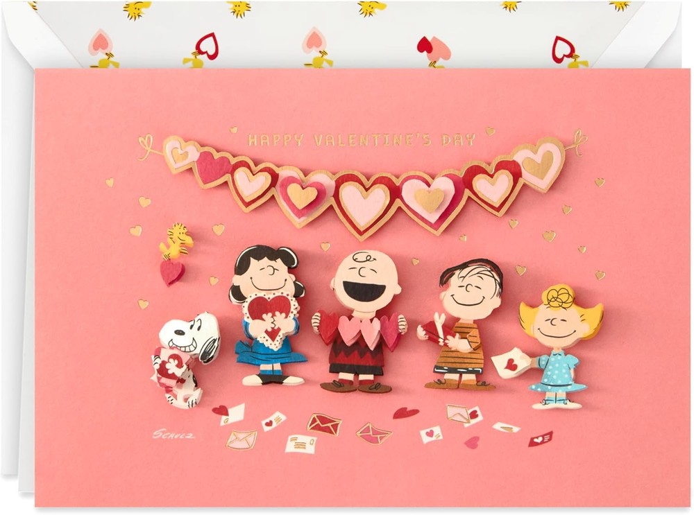 Handmade Style Romantic Greeting Card Valentines Theme