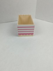 Pink Water Resistant Planter Vase Baby Shower Girl Decoration Floral Centerpiece
