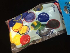 Easter Egg Vinyl Oblong Tablecloth 3 Balloon Pumps 54 Balloons Multi Colored