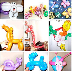 200 PCS Latex Twisting 260Q Magic Balloons – Assorted Color Long for Animal Shap