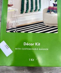 Kate Spade New York Decor Kit Streamer Honey Comb and Customizable Letter Kit