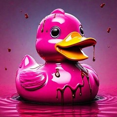 Pink Rubber ducky Extreme Horror Edition 5 Piece Set 1 Of 1
