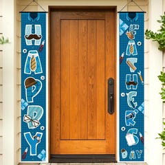 Happy Fathers Day Decorations 72×12 Inches Father’s Blue multi-color
