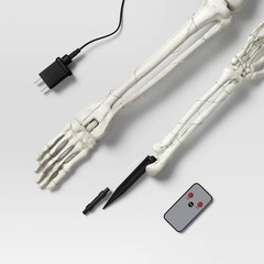 5pc Skeleton Parts Stake Lights Halloween Decorative Prop Off White – Hyde