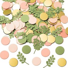 300 Pcs Olive Green Paper Confetti Dots for Wedding and Party Decorations