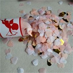 15g Biodegradable Confetti Pieces Pink Heart Shape Paper Dots Table Decor