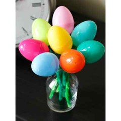60ct Plastic Easter Eggs Crafting School Classroom Projects Mixed Colors Spritz™