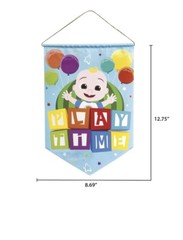 Cocomelon Hanging Wall Banner Play Time