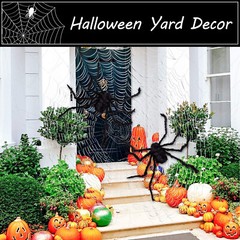 4ft Large Halloween Spider Haunted House Prop Indoor Outdoor Party Garden Decor