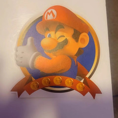 SUPER MARIO BROTHERS 7 PIECE PARTY CARDBOARD WALL DECOR – LOT OF 7