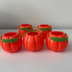 Sun Hill Halloween Pumpkin Candy Buckets Treat Holders Party Favors Set of 5