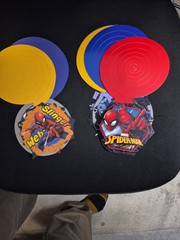 MARVEL Spiderman Swirl Decorations – (2 Pack) Crime Fighters 12 Piece Set