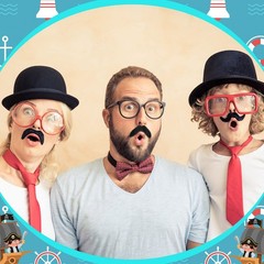 33 Pcs Funny Photo Booth Party Assorted Photo Booth Kit Props Costume Set, Ca…