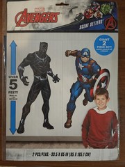 Marvel Avengers Scene Setter Backdrop Captain America & Black Panther (5 Ft) 2pc