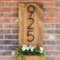 5″ Floating Stainless Steel Address House Number, Modern Metal Anti-Rust Hous…