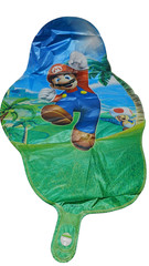 9PCS Mario Video Game Themed Mylar Balloons Foil Kids Birthday Party Decorations