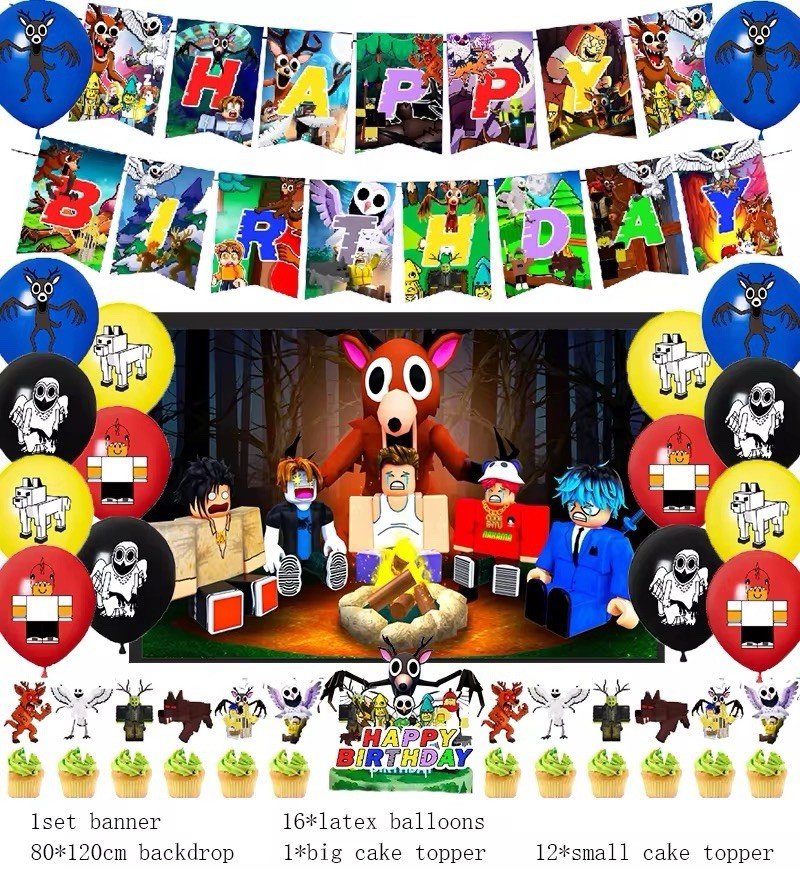 99 Nights In The Forest Birthday Party Decorations