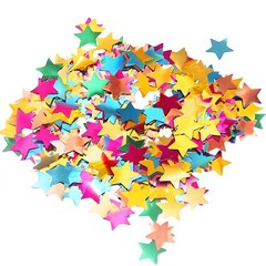 2.12oz Rainbow Metallic Star Foil Table Confetti 0.59Inch Wedding Decor 1 PC