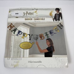 NOS Harry Potter Customizable Birthday Banner Hogwarts Party Decoration