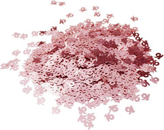 Rose Gold 16Th Birthday Metallic Sequins Sweet 16 Confetti for Tables & Annivers