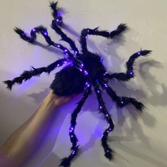 Halloween Large Spider Light Up Haunted House Prop Outdoor Indoor Party Decor ET