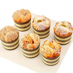 6 Pack Realistic Fake Artificial Cake Simulation Cupcakes Food Display Props