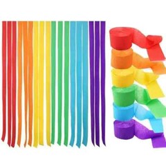 Crepe Paper Craft Streamers Decorative Paper Strip for Various Party Birthday
