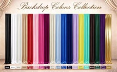 10ft×15ft Ivory Backdrop Curtain for Wedding Parties, 2 Panels Wrinkle 15 FT
