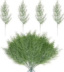 Alpurple 25 PCS Artificial Pine Branches-13.7 Inches Fake Greenery 25pcs