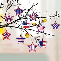 Effortless Patriotic Decor: 24 Star Hanging Ornaments for Any Celebration