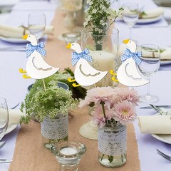 Silly Goose Centerpiece Sticks 12PCS Silly Goose Baby Shower Decorations Blue…