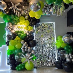 Awenztech 122pcs Dark Green Balloon Arch Kit, 18 12 10 5 inch Green Latex Bal…