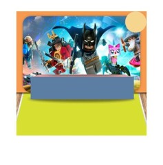 LEGO Square Backdrop 80x 60 inch Birthday Party Decoration Supplies