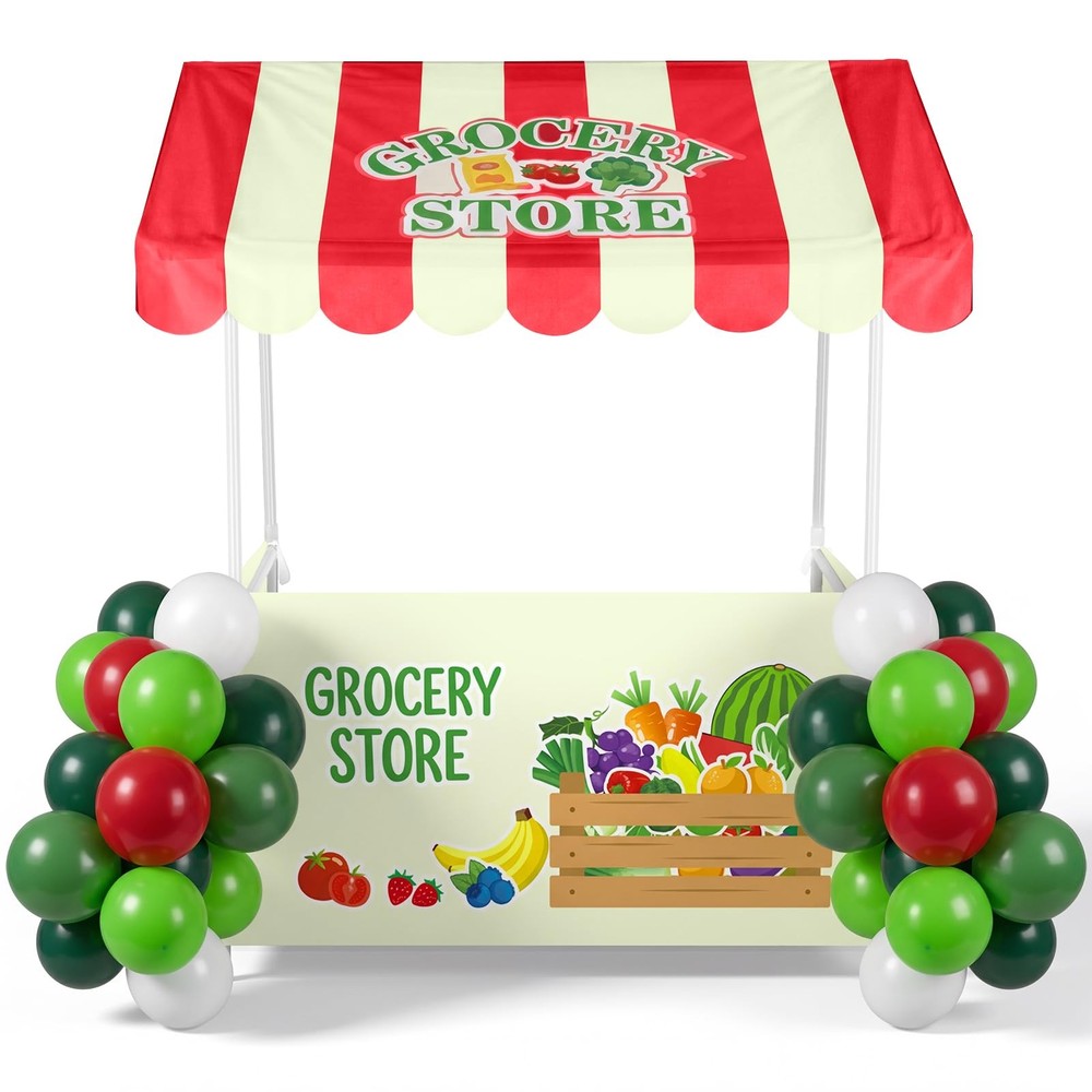 Grocery Store Stand Pretend Play Grocery Store Locally Grown Farmers Market F…