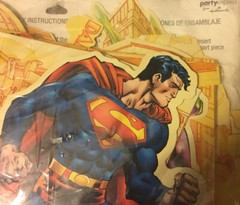 VTG HALLMARK Party Express SUPERMAN, LEX LUTHER & LOIS LANE 21″ CENTERPIECE 3-D